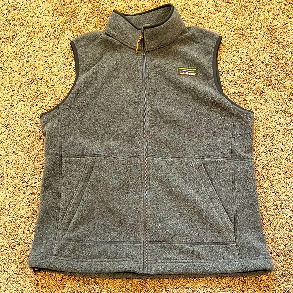 LL Bean fleece vest, men’s size M